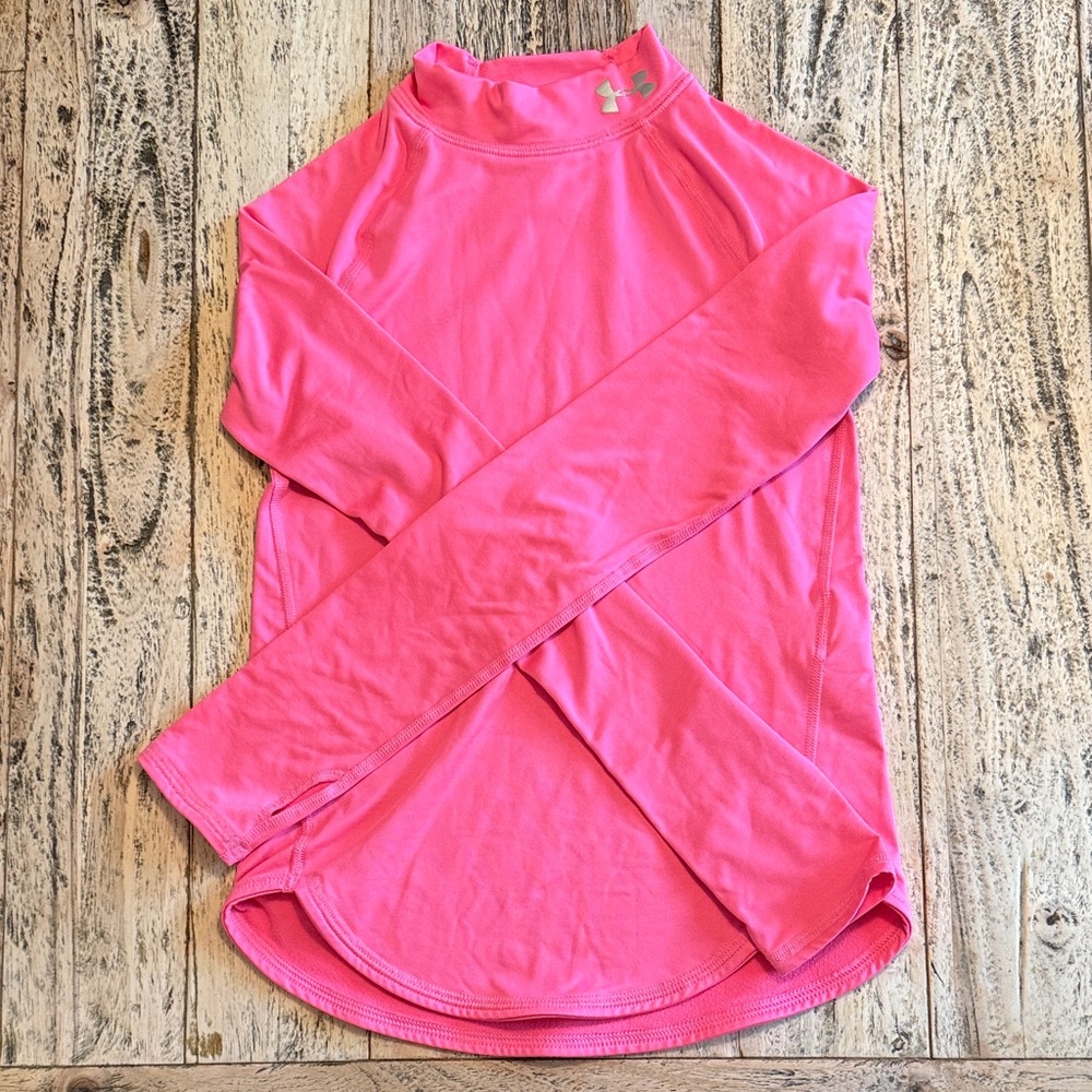 Under Armour Girls Long Sleeve Base Layer | Size M